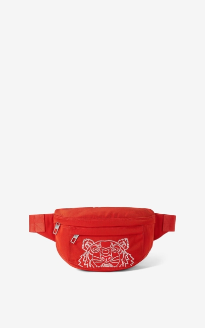 Kenzo Men Tiger Belt Bag Medium Red